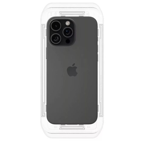 Spigen 2x Szkło Hartowane Spigen Glas.Tr "Ez Fit" 2-Pack do iPhone 16 Pro Clear Spigen 2x Szkło Hartowane Spigen Glas.Tr "Ez Fit" 2-Pack do iPhone 16 Pro Clear