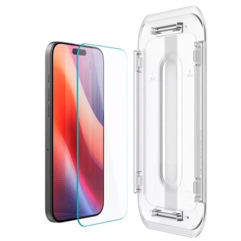 Spigen 2x Szkło Hartowane Spigen Glas.Tr "Ez Fit" 2-Pack do iPhone 16 Pro Clear Spigen 2x Szkło Hartowane Spigen Glas.Tr "Ez Fit" 2-Pack do iPhone 16 Pro Clear