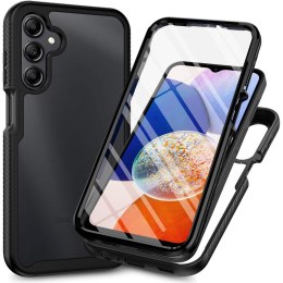 Tech-Protect Etui do Samsung Galaxy A05s pancerne obudowa + ochrona osłona na ekran Case 360 Defense czarno-przezrooczyste