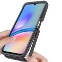 Tech-Protect Etui do Samsung Galaxy A05s pancerne obudowa + ochrona osłona na ekran Case 360 Defense czarno-przezrooczyste