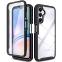 Tech-Protect Etui do Samsung Galaxy A05s pancerne obudowa + ochrona osłona na ekran Case 360 Defense czarno-przezrooczyste