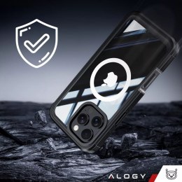 Alogy Etui ochronne na telefon do Apple iPhone 16 Pro Alogy Shield360 MagCase™️ do MagSafe obudowa z ochroną wyświetlacza i aparatu Cz