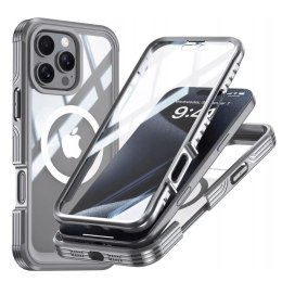 Alogy Etui ochronne na telefon do Apple iPhone 16 Pro Alogy Shield360 MagCase™️ do MagSafe obudowa z ochroną wyświetlacza i aparatu Ti