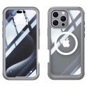 Alogy Etui ochronne na telefon do Apple iPhone 16 Pro Alogy Shield360 MagCase™️ do MagSafe obudowa z ochroną wyświetlacza i aparatu Ti