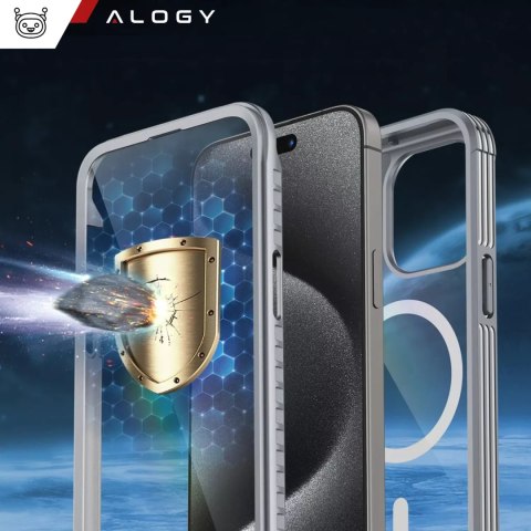 Alogy Etui ochronne na telefon do Apple iPhone 16 Pro Max Alogy Shield360 MagCase™️ do MagSafe obudowa z ochroną wyświetlacza i aparat Alogy Etui ochronne na telefon do Apple iPhone 16 Pro Max Alogy Shield360 MagCase™️ do MagSafe obudowa z ochroną wyświetlacza i aparat