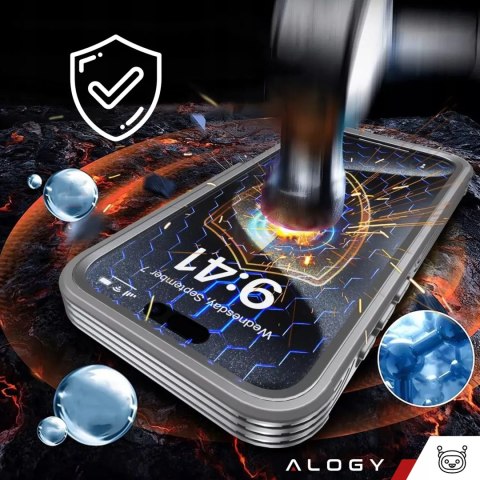Alogy Etui ochronne na telefon do Apple iPhone 16 Pro Max Alogy Shield360 MagCase™️ do MagSafe obudowa z ochroną wyświetlacza i aparat Alogy Etui ochronne na telefon do Apple iPhone 16 Pro Max Alogy Shield360 MagCase™️ do MagSafe obudowa z ochroną wyświetlacza i aparat