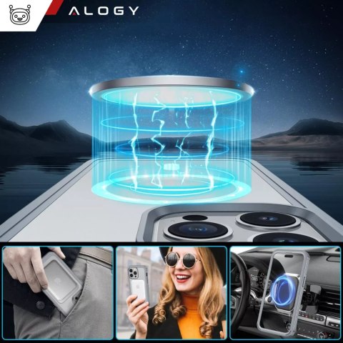 Alogy Etui ochronne na telefon do Apple iPhone 16 Pro Max Alogy Shield360 MagCase™️ do MagSafe obudowa z ochroną wyświetlacza i aparat Alogy Etui ochronne na telefon do Apple iPhone 16 Pro Max Alogy Shield360 MagCase™️ do MagSafe obudowa z ochroną wyświetlacza i aparat