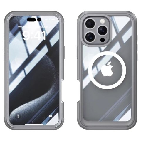 Alogy Etui ochronne na telefon do Apple iPhone 16 Pro Max Alogy Shield360 MagCase™️ do MagSafe obudowa z ochroną wyświetlacza i aparat Alogy Etui ochronne na telefon do Apple iPhone 16 Pro Max Alogy Shield360 MagCase™️ do MagSafe obudowa z ochroną wyświetlacza i aparat