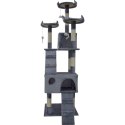 E-hurtownia Drapak dla kota 170 cm jasno szary domek legowisko sizal zabawki stabilny