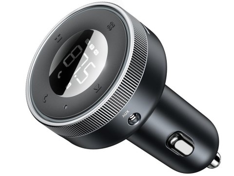 Baseus Ładowarka samochodowa transmiter FM Baseus Enjoy Car Charger 3.4A Czarna Baseus Ładowarka samochodowa transmiter FM Baseus Enjoy Car Charger 3.4A Czarna