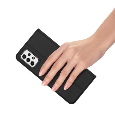 Dux Ducis Etui ochronne z klapką Dux Ducis Skin Pro skórzane do Samsung Galaxy A53 5G Czarne Dux Ducis Etui ochronne z klapką Dux Ducis Skin Pro skórzane do Samsung Galaxy A53 5G Czarne