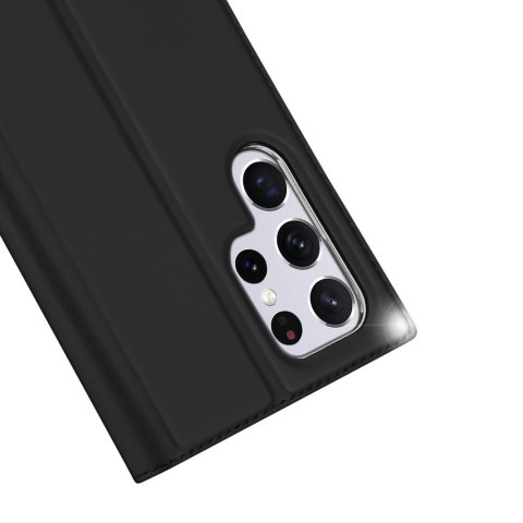 Dux Ducis Etui ochronne z klapką Dux Ducis Skin Pro skórzane do Samsung Galaxy S22 Ultra Czarne Dux Ducis Etui ochronne z klapką Dux Ducis Skin Pro skórzane do Samsung Galaxy S22 Ultra Czarne