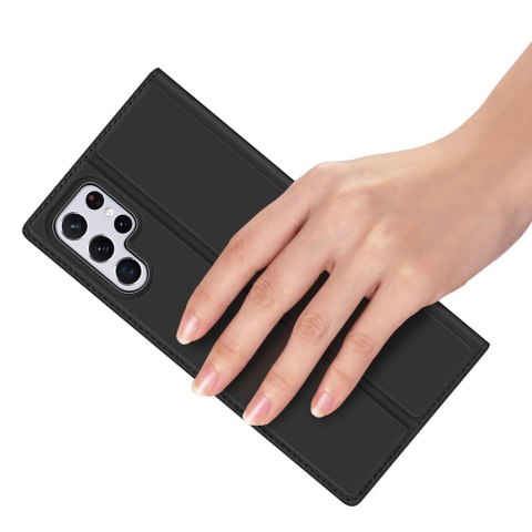Dux Ducis Etui ochronne z klapką Dux Ducis Skin Pro skórzane do Samsung Galaxy S22 Ultra Czarne Dux Ducis Etui ochronne z klapką Dux Ducis Skin Pro skórzane do Samsung Galaxy S22 Ultra Czarne