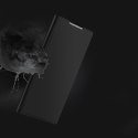 Dux Ducis Etui ochronne z klapką Dux Ducis Skin Pro skórzane do Samsung Galaxy S22 Ultra Czarne
