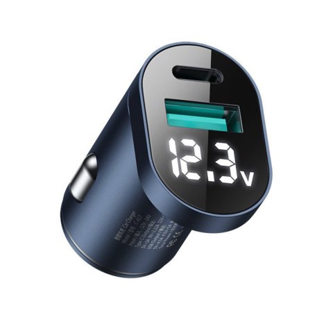 Joyroom Ładowarka samochodowa Joyroom C-A17 USB + USB-C 42.5W QC PD AFC SCP Dark Blue Joyroom Ładowarka samochodowa Joyroom C-A17 USB + USB-C 42.5W QC PD AFC SCP Dark Blue
