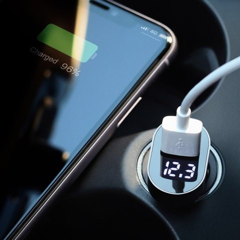 Joyroom Ładowarka samochodowa Joyroom C-A17 USB + USB-C 42.5W QC PD AFC SCP Dark Blue Joyroom Ładowarka samochodowa Joyroom C-A17 USB + USB-C 42.5W QC PD AFC SCP Dark Blue