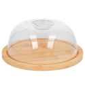 BRUNBESTE DESKA Z KLOSZEM 19cm DO PODAWANIA SERÓW CIASTEK 3806