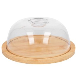 BRUNBESTE DESKA Z KLOSZEM 19cm DO PODAWANIA SERÓW CIASTEK 3806