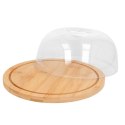 BRUNBESTE DESKA Z KLOSZEM 19cm DO PODAWANIA SERÓW CIASTEK 3806