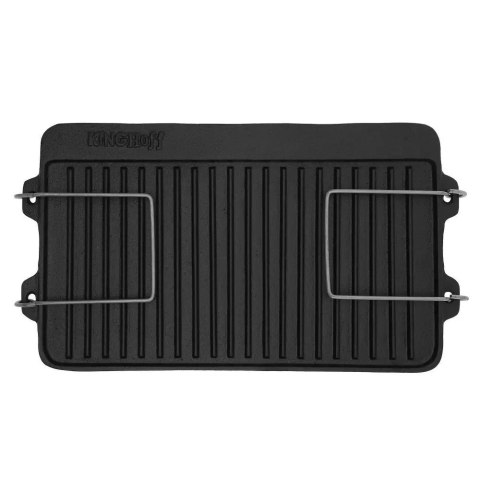 KINGHOFF DWUSTRONNA ŻELIWNA PŁYTA GRILLOWA KINGHOFF KH-1262 KINGHOFF DWUSTRONNA ŻELIWNA PŁYTA GRILLOWA KINGHOFF KH-1262