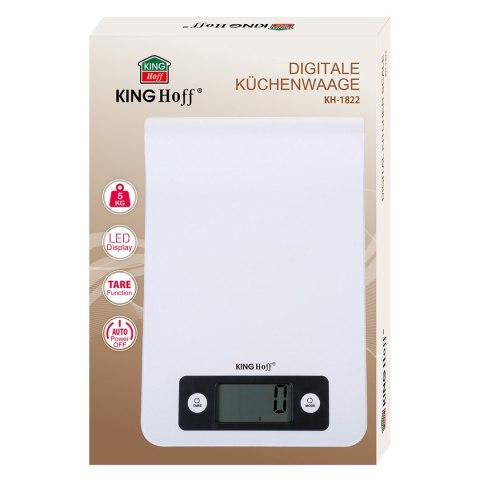 KINGHOFF ELEKTRONICZNA WAGA KUCHENNA KINGHOFF KH-1822 NA RELING KINGHOFF ELEKTRONICZNA WAGA KUCHENNA KINGHOFF KH-1822 NA RELING