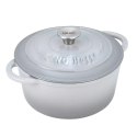 KINGHOFF EMALIOWANY GARNEK ŻELIWNY 21cm KINGHOFF KH-1520