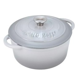 KINGHOFF EMALIOWANY GARNEK ŻELIWNY 21cm KINGHOFF KH-1520