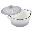 KINGHOFF EMALIOWANY GARNEK ŻELIWNY 21cm KINGHOFF KH-1520