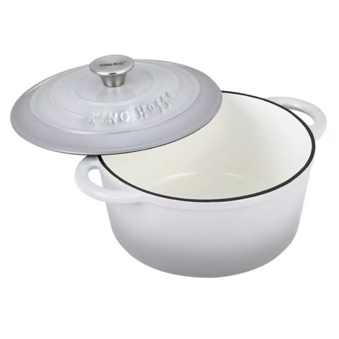 KINGHOFF EMALIOWANY GARNEK ŻELIWNY 21cm KINGHOFF KH-1520 KINGHOFF EMALIOWANY GARNEK ŻELIWNY 21cm KINGHOFF KH-1520