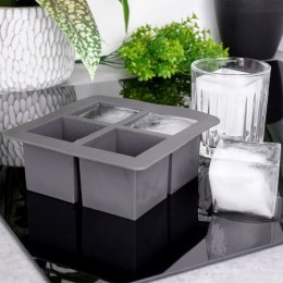 EXCELLENT HOUSWARE FORMA SILIKONOWA NA 4 KOSTKI LODOWE BARMAŃSKIE XXL DO DRINKÓW 259654