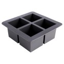 EXCELLENT HOUSWARE FORMA SILIKONOWA NA 4 KOSTKI LODOWE BARMAŃSKIE XXL DO DRINKÓW 259654