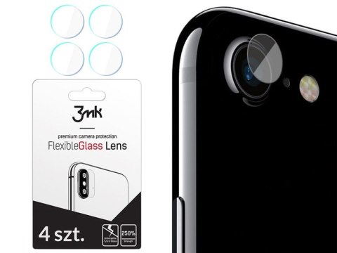 3mk 4x Szkło 3mk Flexible Glass na kamerę obiektyw do Apple iPhone 7/8/SE 2020 3mk 4x Szkło 3mk Flexible Glass na kamerę obiektyw do Apple iPhone 7/8/SE 2020
