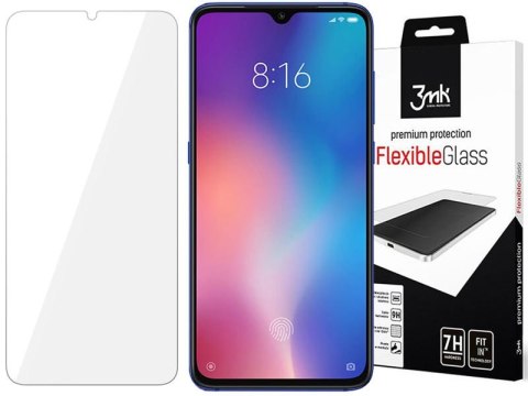 3mk Szkło 3mk Flexible Glass 7H do Xiaomi Mi 9 3mk Szkło 3mk Flexible Glass 7H do Xiaomi Mi 9