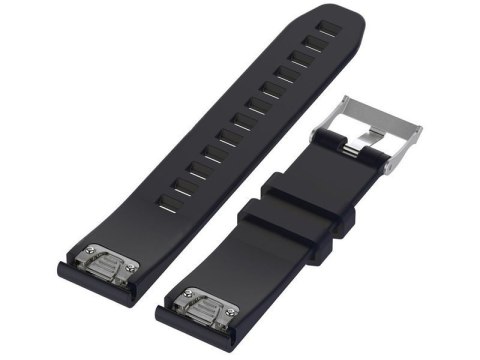 Alogy Gumowy pasek Alogy soft do Garmin Fenix 5/5 Plus/6/6 pro granatowy Alogy Gumowy pasek Alogy soft do Garmin Fenix 5/5 Plus/6/6 pro granatowy