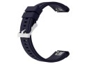 Alogy Gumowy pasek Alogy soft do Garmin Fenix 5/5 Plus/6/6 pro granatowy