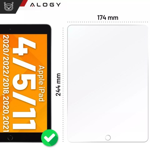 Alogy Szkło hartowane Alogy 9H na ekran do iPad Air 4 2020/ Air 5 2022/ iPad Pro 11 2018/ 2020/ 2021 Alogy Szkło hartowane Alogy 9H na ekran do iPad Air 4 2020/ Air 5 2022/ iPad Pro 11 2018/ 2020/ 2021
