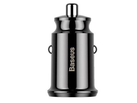 Baseus Baseus Grain ładowarka samochodowa 2x USB 5V 3.1A black Baseus Baseus Grain ładowarka samochodowa 2x USB 5V 3.1A black