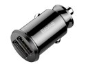 Baseus Baseus Grain ładowarka samochodowa 2x USB 5V 3.1A black