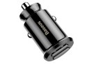 Baseus Baseus Grain ładowarka samochodowa 2x USB 5V 3.1A black