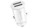 Baseus Baseus Grain ładowarka samochodowa 2x USB 5V 3.1A white