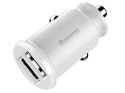Baseus Baseus Grain ładowarka samochodowa 2x USB 5V 3.1A white