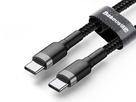 Baseus Baseus Kabel Cafule 2x USB-C QC 3A 1m PD black Baseus Baseus Kabel Cafule 2x USB-C QC 3A 1m PD black