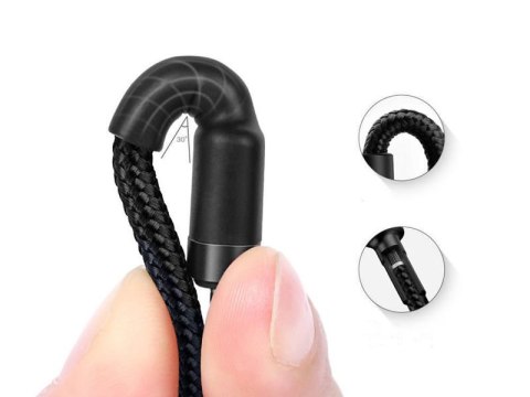 Baseus Baseus Kabel Cafule 2x USB-C QC 3A 1m PD black Baseus Baseus Kabel Cafule 2x USB-C QC 3A 1m PD black