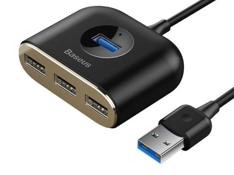 Baseus Baseus Square Round 4w1 HUB Adapter 1x USB 3.0 3x USB 2.0 micro 1m Black Baseus Baseus Square Round 4w1 HUB Adapter 1x USB 3.0 3x USB 2.0 micro 1m Black