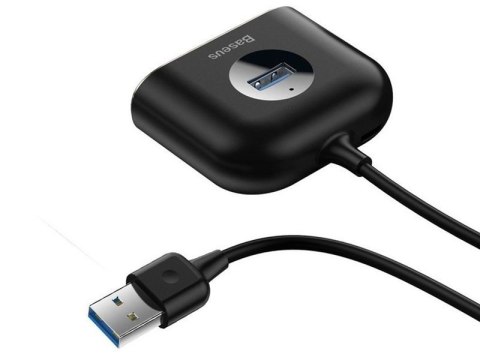Baseus Baseus Square Round 4w1 HUB Adapter 1x USB 3.0 3x USB 2.0 micro 1m Black Baseus Baseus Square Round 4w1 HUB Adapter 1x USB 3.0 3x USB 2.0 micro 1m Black