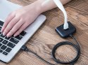 Baseus Baseus Square Round 4w1 HUB Adapter 1x USB 3.0 3x USB 2.0 micro 1m Black