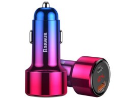 Baseus Baseus ładowarka samochodowa USB PPS QC Type-C 45W 6A Magic Red