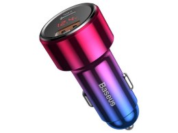 Baseus Baseus ładowarka samochodowa USB PPS QC Type-C 45W 6A Magic Red