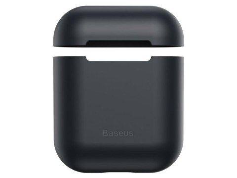 Baseus Baseus silikonowe etui na słuchawki Apple AirPods 1/2 case black Baseus Baseus silikonowe etui na słuchawki Apple AirPods 1/2 case black