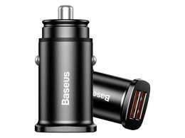 Baseus Ultraszybka ładowarka samochodowa Baseus QC 2x USB 30W czarna